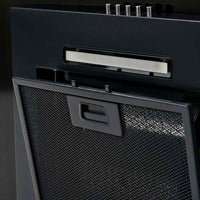 Cappa Aspirante a Muro Acciaio Inox 756 m³/h 60 cm Nera 50707