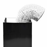 Cappa Aspirante a Muro Acciaio Inox 756 mÂ³/h 60 cm Nera cod mxl 12926