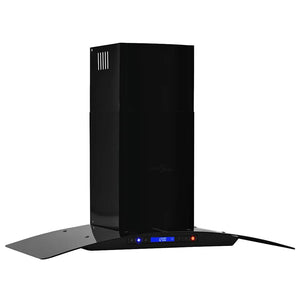 Cappa Aspirante a Muro Acciaio Inox 756 mÂ³/h 90 cm Nera cod mxl 15043