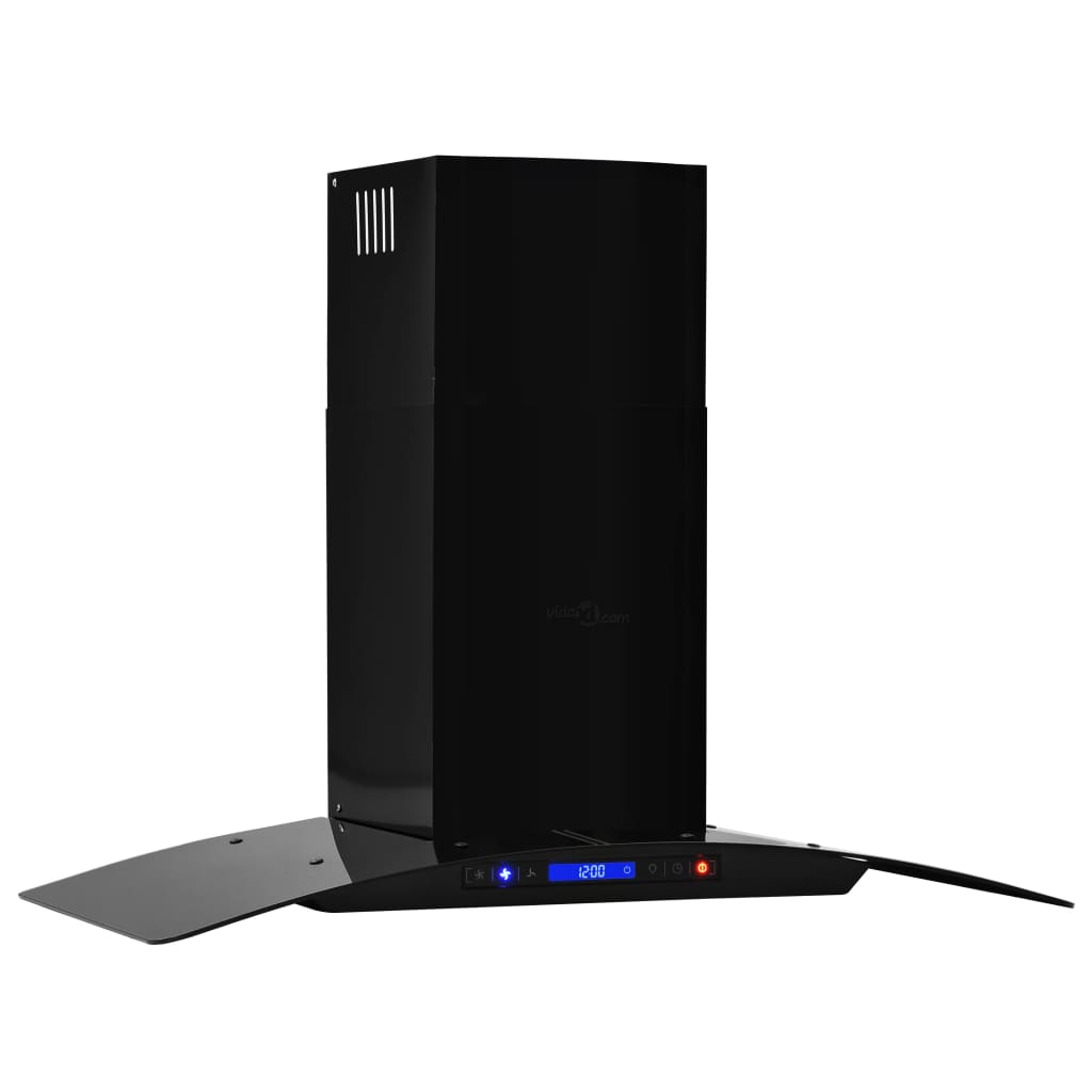 Cappa parete inox 756 m³/h 90 cm nero 02_0005864