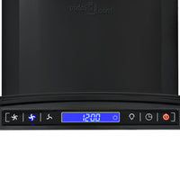 Cappa Aspirante a Muro Acciaio Inox 756 m³/h 90 cm Nera 50708