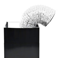 Cappa Aspirante a Muro Acciaio Inox 756 mÂ³/h 90 cm Nera cod mxl 15043