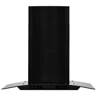 Cappa Aspirante a Muro Acciaio Inox 756 mÂ³/h 60 cm Nera cod mxl 6818