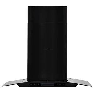 Cappa Aspirante a Muro Acciaio Inox 756 mÂ³/h 60 cm Nera cod mxl 6818