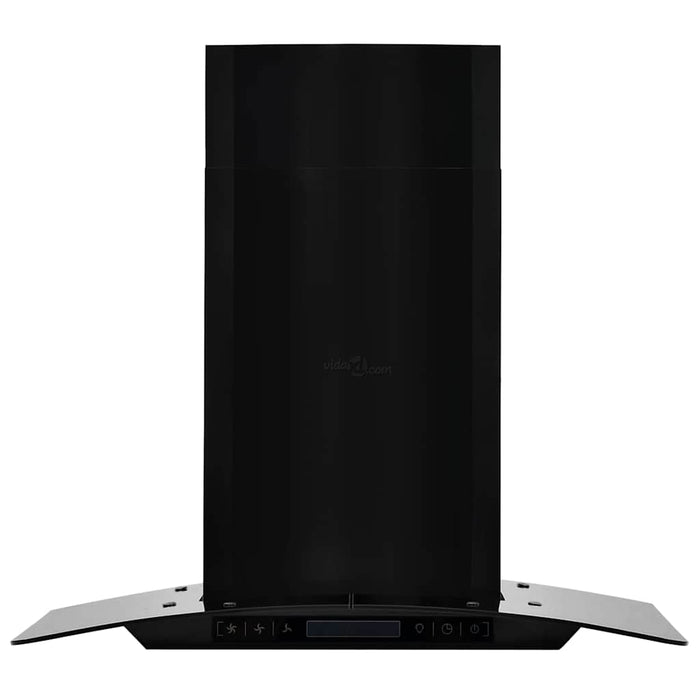 Cappa Aspirante a Muro Acciaio Inox 756 mÂ³/h 60 cm Nera cod mxl 6818