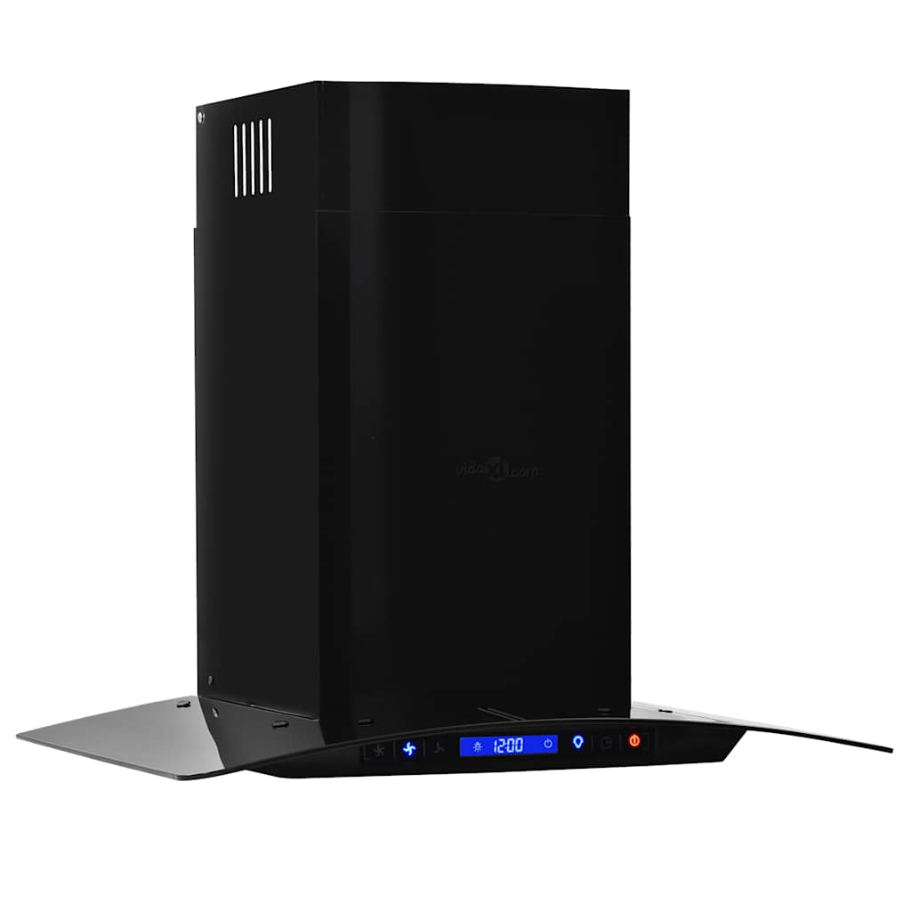 Cappa Aspirante a Muro Acciaio Inox 756 mÂ³/h 60 cm Nera cod mxl 6818