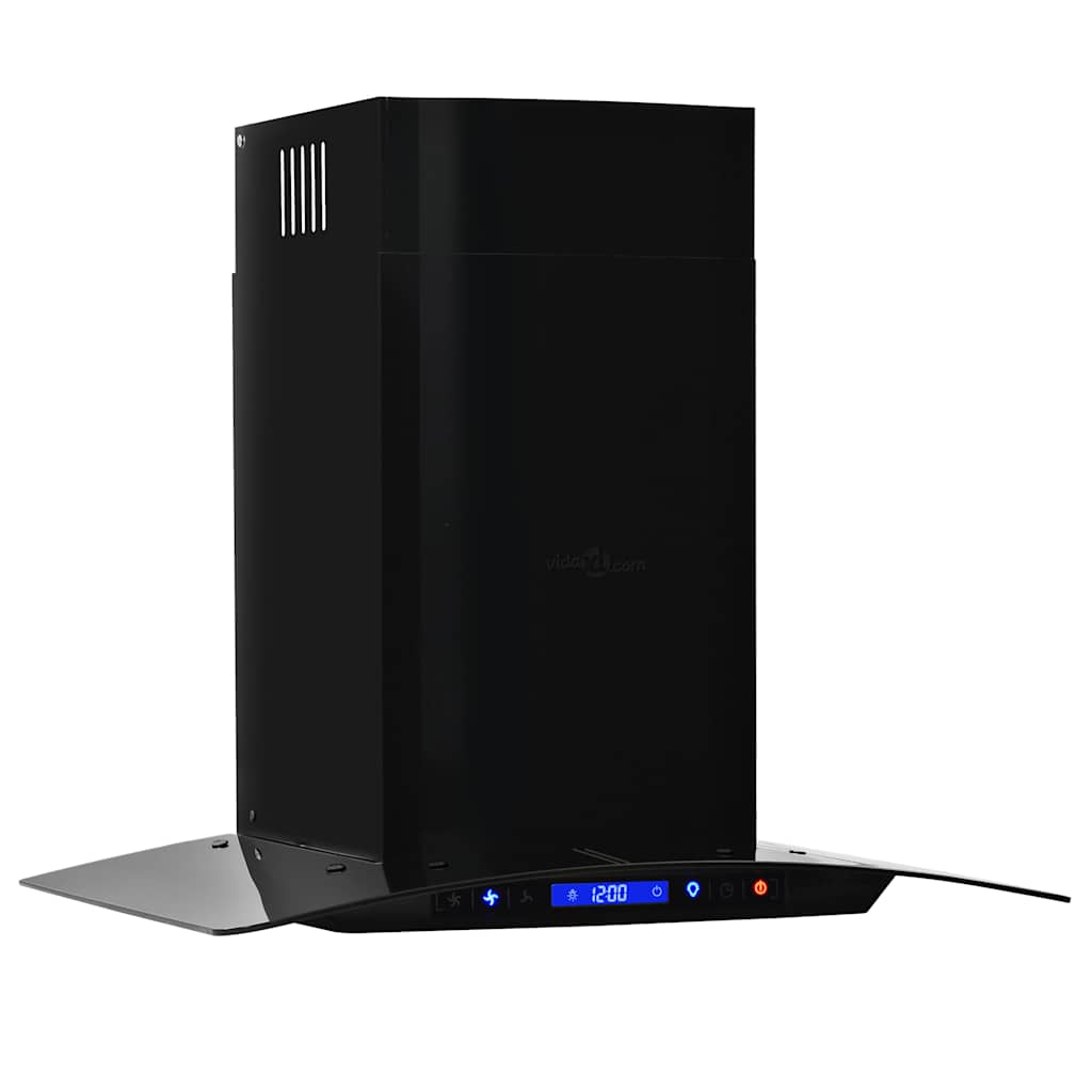 Cappa Aspirante a Muro Acciaio Inox 756 m³/h 60 cm Nera 50709