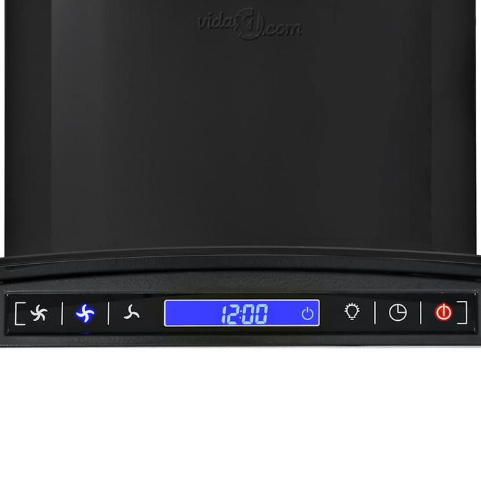 Cappa Aspirante a Muro Acciaio Inox 756 mÂ³/h 60 cm Nera cod mxl 6818