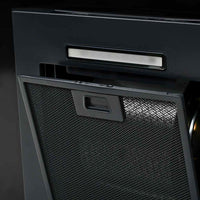 Cappa Aspirante a Muro Acciaio Inox 756 mÂ³/h 60 cm Nera cod mxl 6818