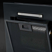 Cappa Aspirante a Muro Acciaio Inox 756 m³/h 60 cm Nera 50709