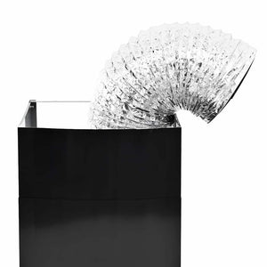 Cappa Aspirante a Muro Acciaio Inox 756 mÂ³/h 60 cm Nera cod mxl 6818