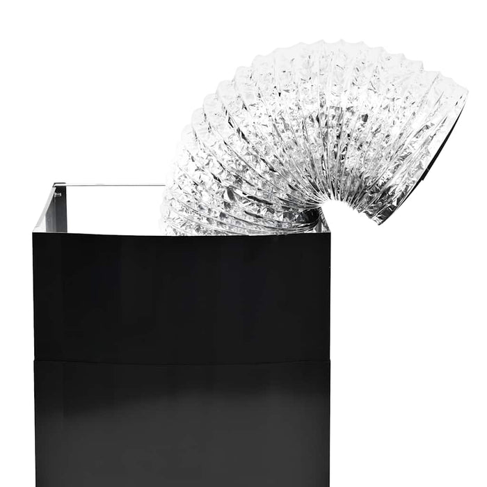 Cappa Aspirante a Muro Acciaio Inox 756 m³/h 60 cm Nera 50709