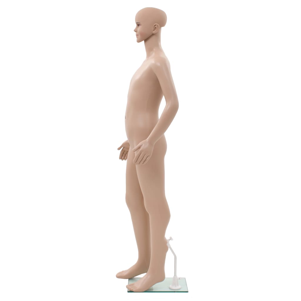 Manichino Bambino Figura Intera Base in Vetro Beige 140 cm 142931