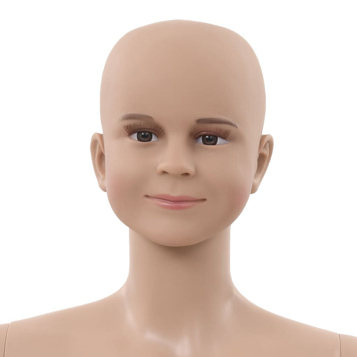 Manichino Bambino Figura Intera Base in Vetro Beige 140 cm 142931