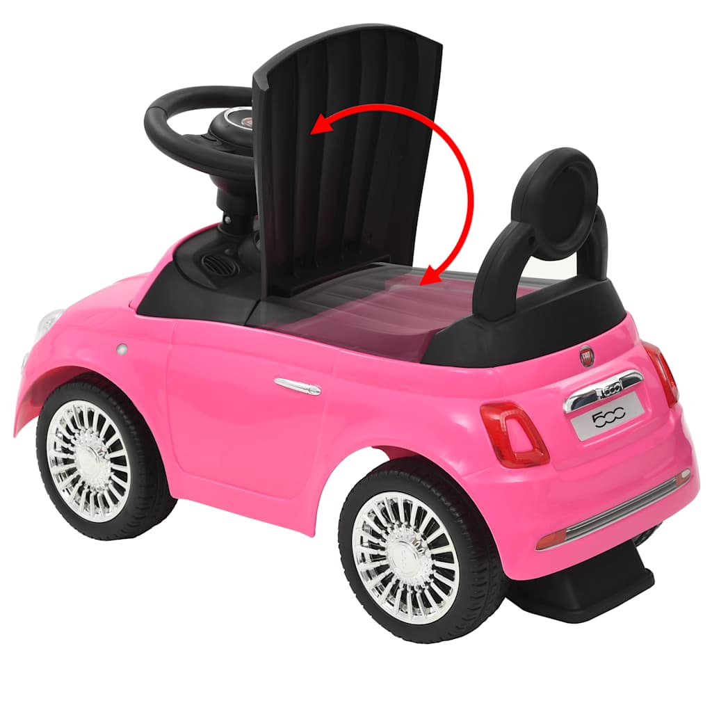 Auto per Bambini Fiat 500 Rosa