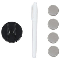 Lavagna Magnetica a Parete in Vetro 60x20 cm Nera