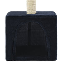 Albero per Gatti con Tiragraffi in Sisal 55 cm Blu Scuro 170541
