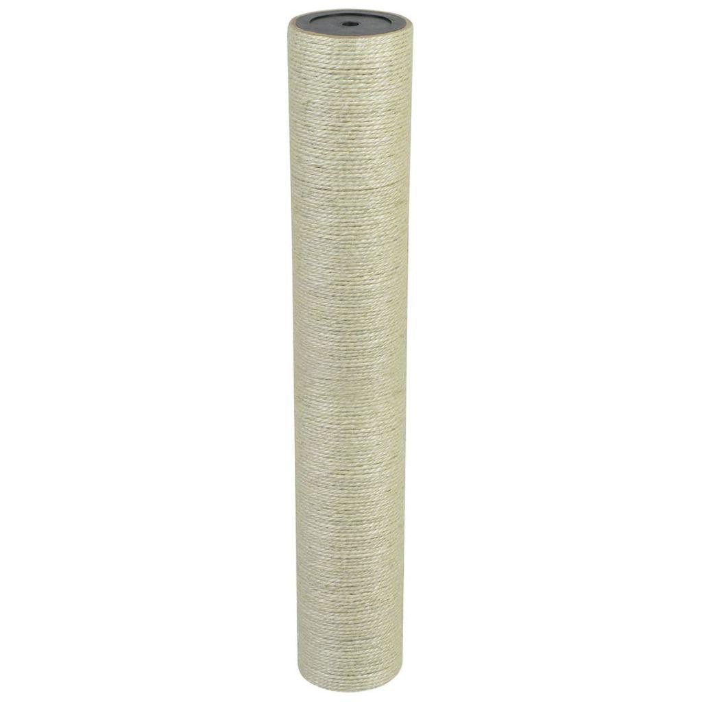Tiragraffi per gatti nicchia peluche 8 x 50 cm 8 mm beige 3702098