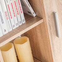 Parete Attrezzata Porta TV con Luci LED Rovere Sonoma 246029