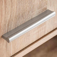 Set mobile TV 5 pcs Bianco e rovere di Sonoma 221 x 30 x 80 cm 246032