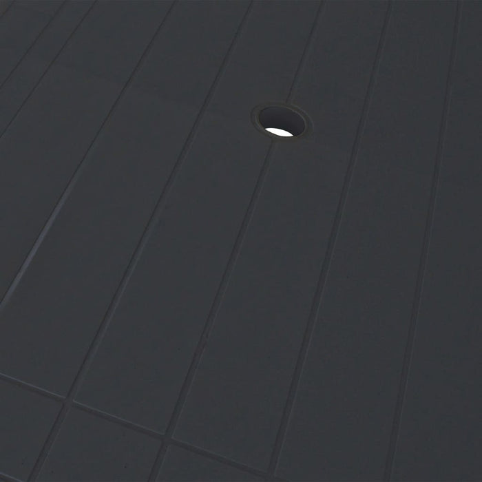 Set da Pranzo da Giardino 5 pz in Plastica Antracite 275084