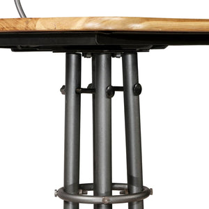 Sgabelli da Bar 2 pz in Teak Massello di Recupero 245807