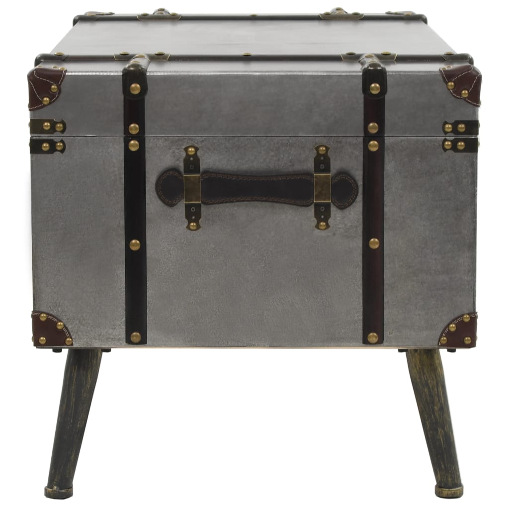 Tavolino da CaffÃ¨ in MDF e Alluminio 102x51x47,5 cm cod mxl 11588