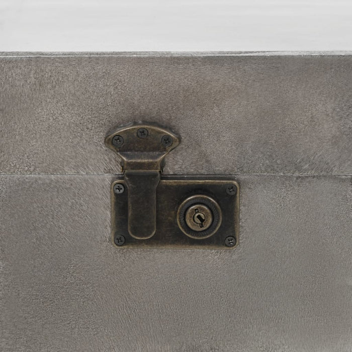 Tavolino da Salotto in MDF e Alluminio 102x51x47,5 cm 245759