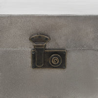 Tavolino da Salotto-Tavolino da soggiorno-Tavolo in MDF e Alluminio 102x51x47,5 cm