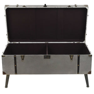 Tavolino da CaffÃ¨ in MDF e Alluminio 102x51x47,5 cm cod mxl 11588