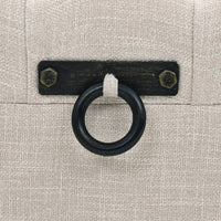 Set panche portaoggetti 3 pezzi in legno massello e acciaio 02_0010764