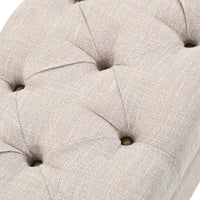 Cassapanca in Legno Massello e Acciaio 111x34x37 cm cod mxl 52327