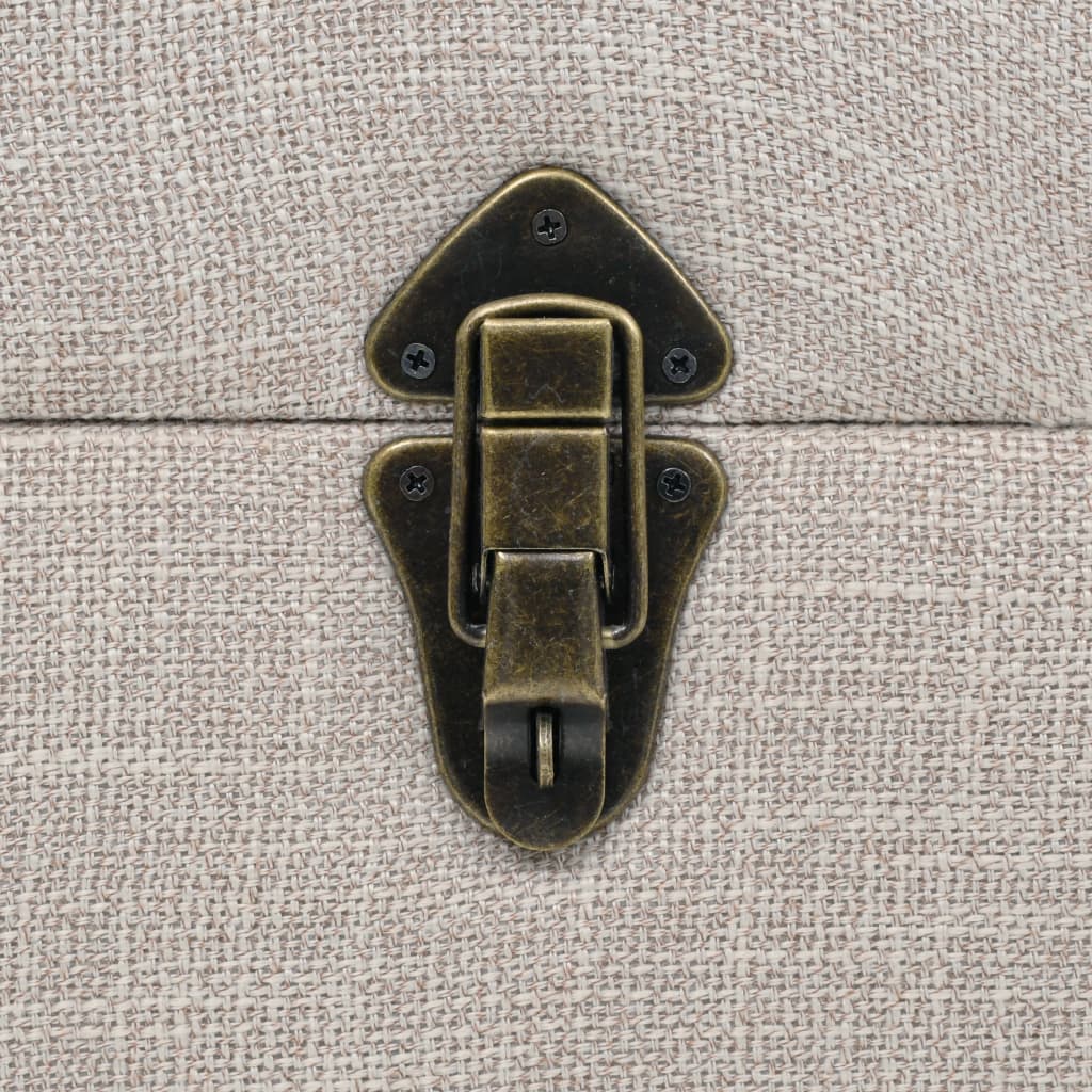 Cassapanca in Legno Massello e Acciaio 111x34x37 cm cod mxl 52327