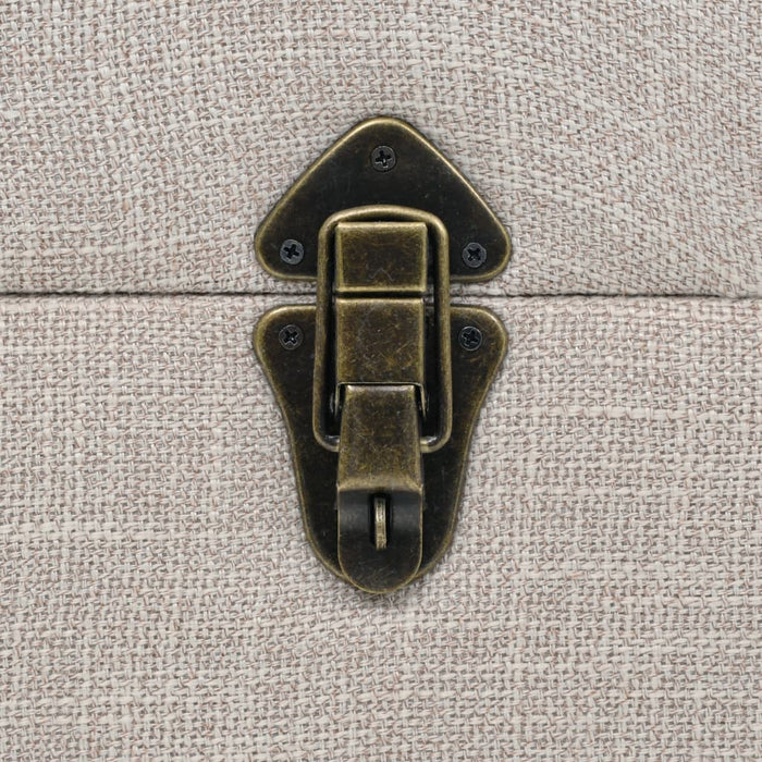 Cassapanca in Legno Massello e Acciaio 111x34x37 cm cod mxl 52327