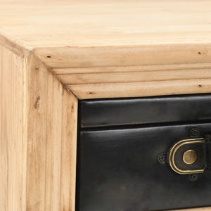 Comodino in Legno Massello di Abete 43x38x50 cm 245775