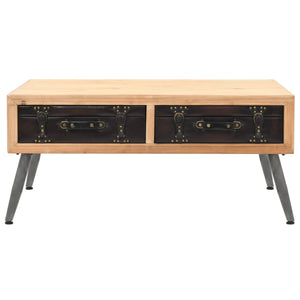 Tavolino da CaffÃ¨ in Legno Massello di Abete 115x55x50 cm cod mxl 8947