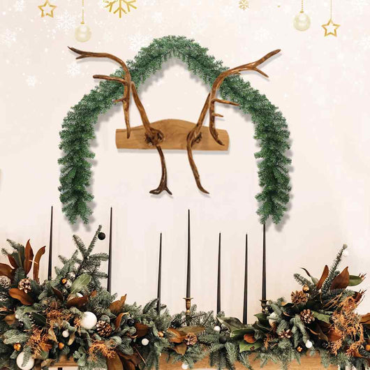 Ghirlanda di Natale-Decorazioni natalizie in PVC 10 m