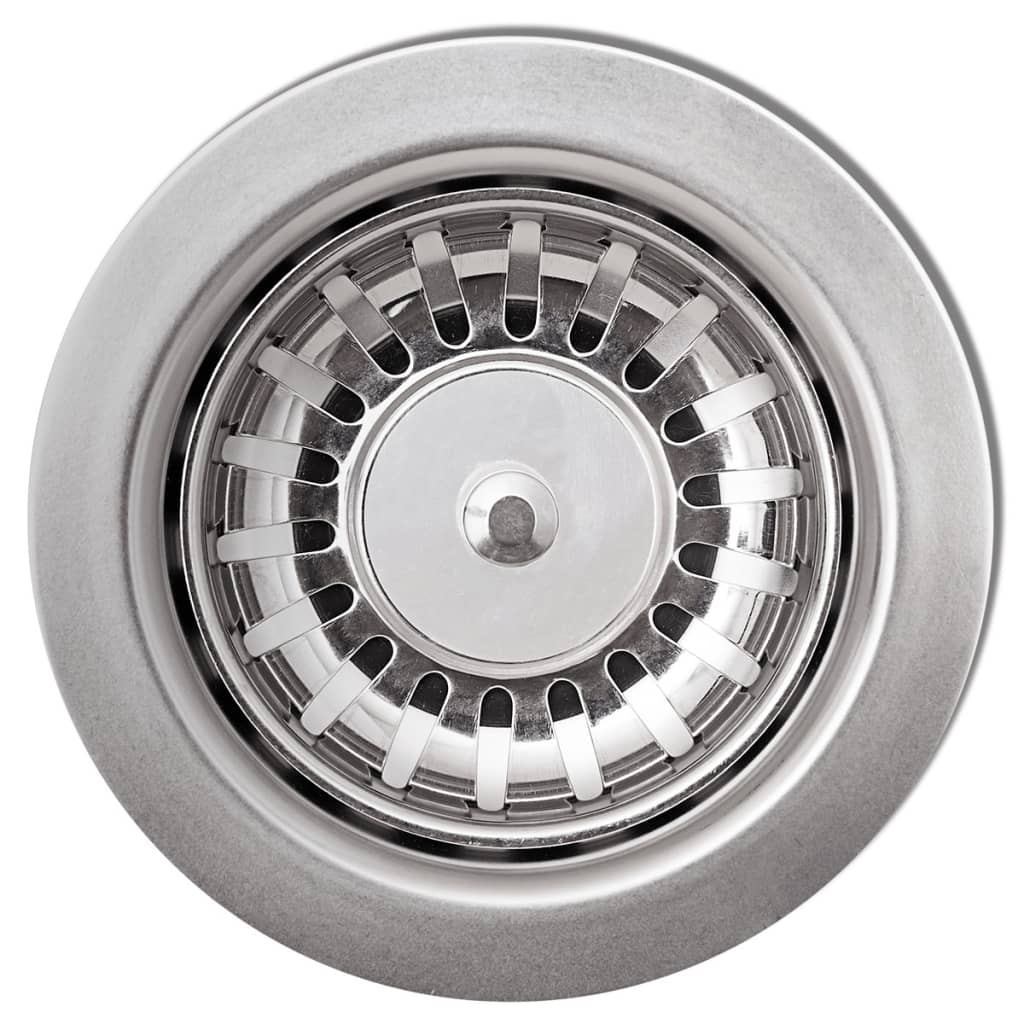 Lavello da cucina in granito grigio a doppia vasca 02_0002320