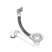 Lavello da cucina in granito vasca singola 42 x 46 cm grigio 02_0002330