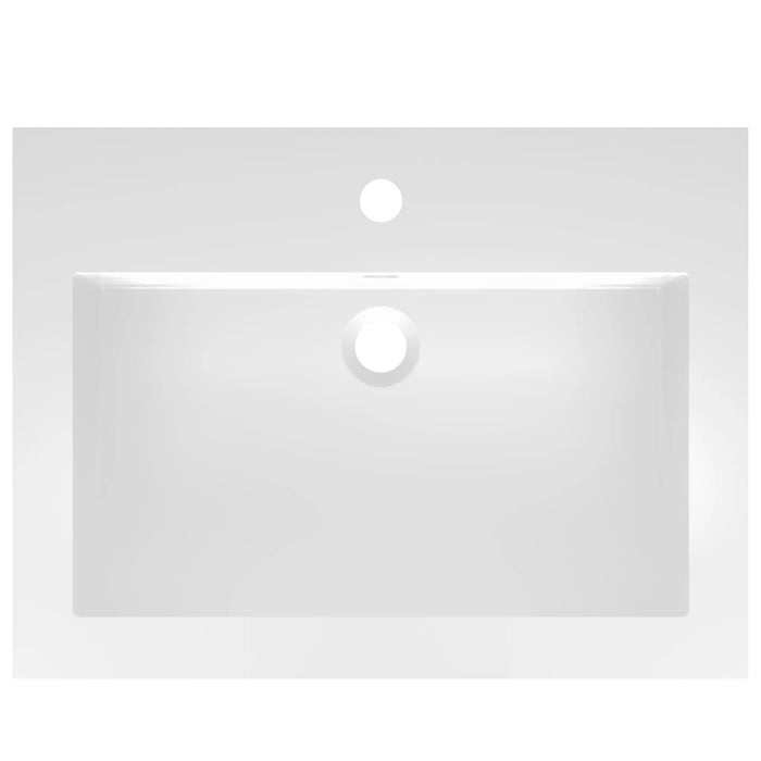 Lavello in granito 600 x 450 x 120 mm bianco 02_0002564