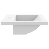 Lavandino in Granito-Lavabo-Lavello 600x450x120 mm Bianco