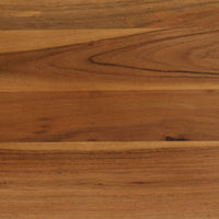 Tavolo da Pranzo in Massello d'Acacia e Acciaio 75x75x76 cm 246296