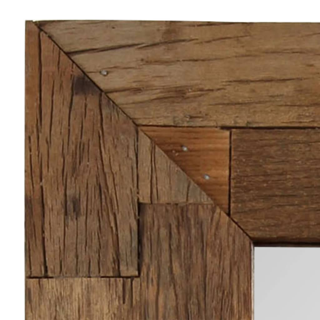Specchio in Legno Massello di Recupero 50x80 cm 246305