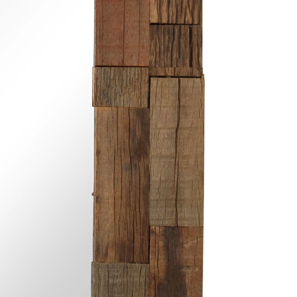 Specchio in Legno Massello di Recupero 50x80 cm 246305