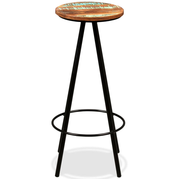 Set da Bar 7 pz in Legno Massello di Acacia e di Recupero 275134