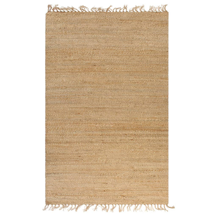 Tappeto in Iuta Intrecciato a Mano 120x180 cm Naturale  cod mxl 73476