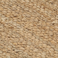 Tappeto in Iuta Intrecciato a Mano 120x180 cm Naturale 133217