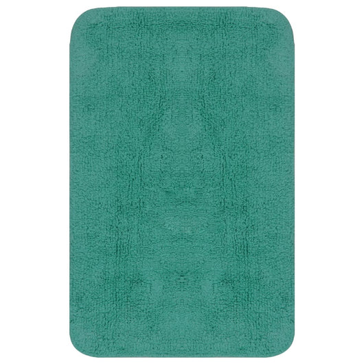 Set Tappetini per Bagno 3 pz in Tessuto Turchese 133228