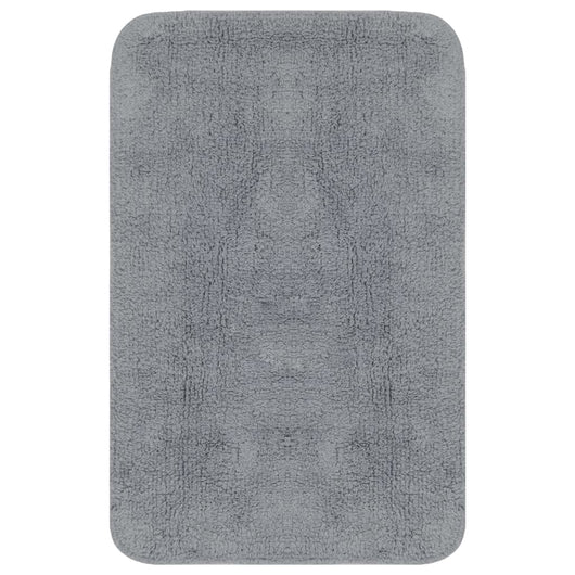 Set Tappetini per Bagno 2 pz in Tessuto Grigiocod mxl 73146