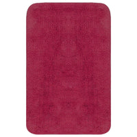 Set Tappetini per Bagno 2 pz in Tessuto Fucsia cod mxl 65672